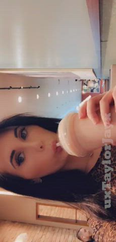 The guy kept looking over at me enjoying my milkshake with my boobs exposed through