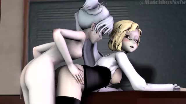 Glynda and Weiss - Futa Animation (MatchboxNsfw)