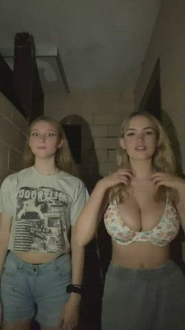 big tits dancing lingerie tiktok gif