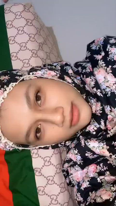 asian hijab indonesian malaysian muslim tiktok tongue fetish gif