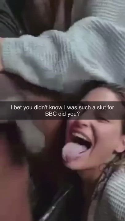 BBC Blowjob Cheating Cuckold Interracial gif