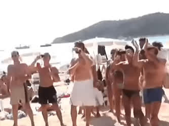 Beach Spanish Topless gif