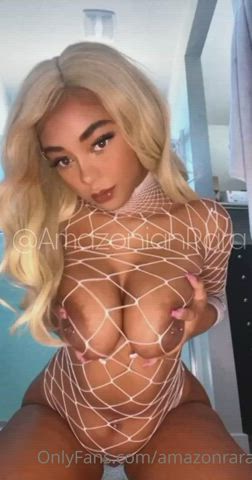 Ebony Fishnet Pretty Thick gif