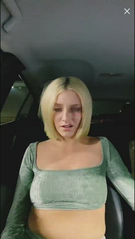 Car Flashing TikTok gif