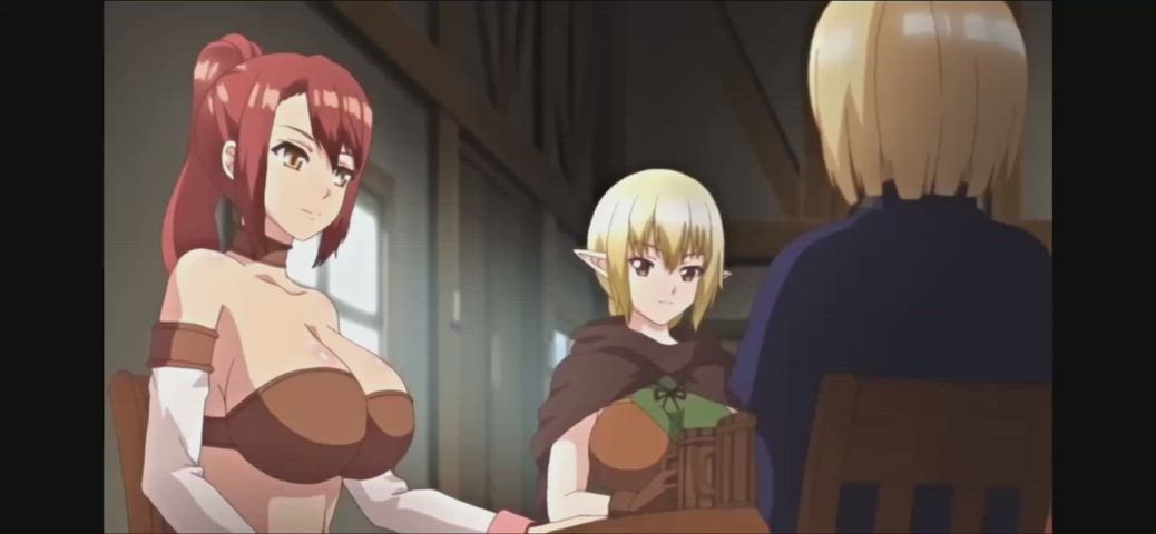 boobs hentai sideboob gif