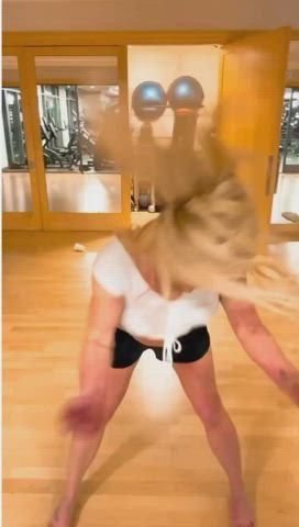 ass blonde britney spears celebrity cleavage dancing legs natural tits gif