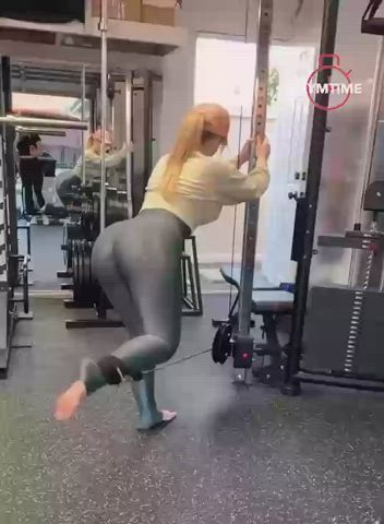 Ass Big Ass Blonde Fitness gif