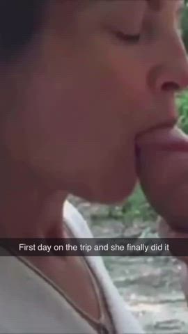 Mom finally tastes your cock