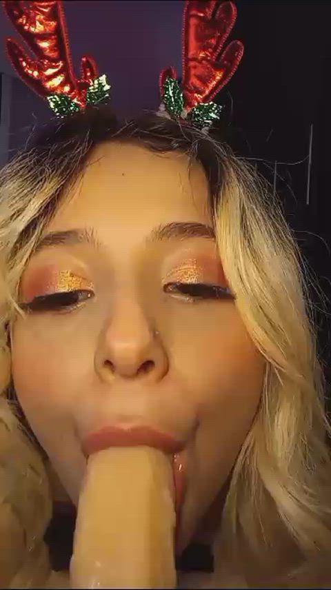 amateur teen blowjob blonde latina dildo deepthroat face fuck sloppy chaturbate gif