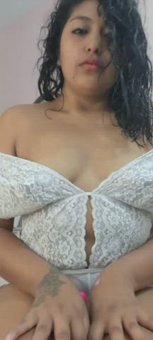 camgirl cute latina small tits gif