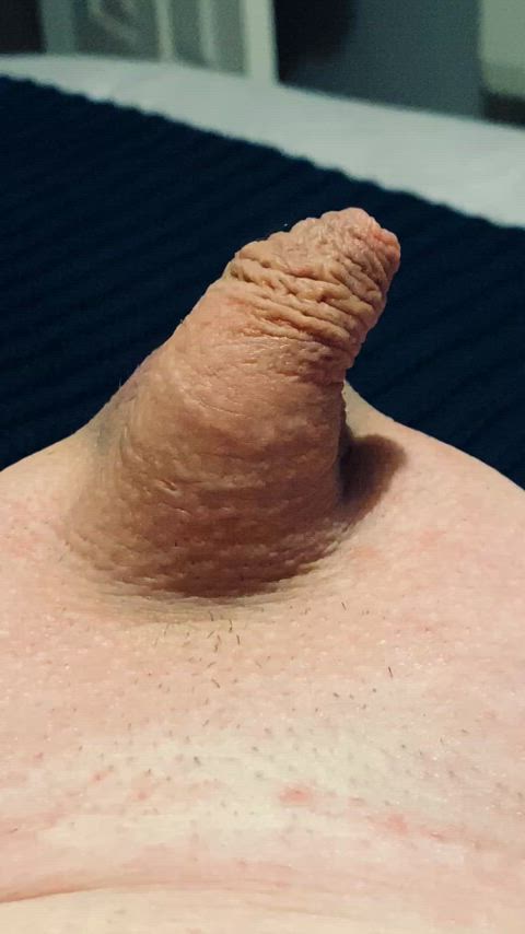 I love a little cold season shrinkage, looks like I’ve got more foreskin than cock!