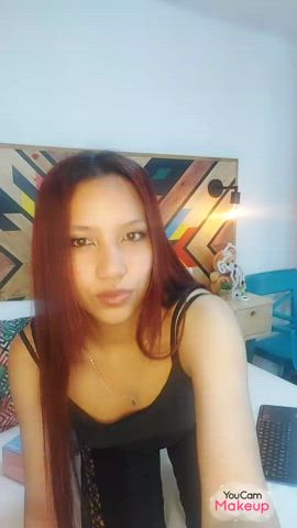 amateur brunette ebony latina webcam gif