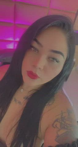 bbw curvy cute homemade hotwife housewife latina milf tattoo gif