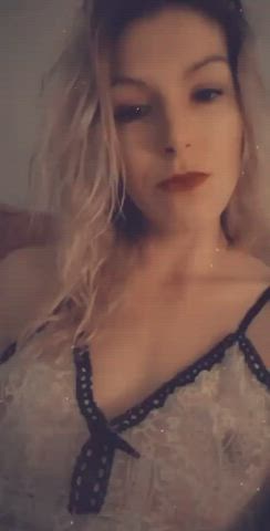 cute dirty blonde solo gif