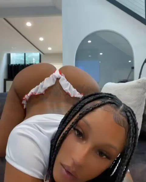 ass back arched big ass booty ebony thick twerking gif