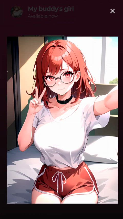 cheat cheating hentai redhead gif