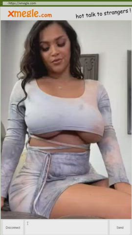 big tits boobs bouncing tits flashing tits webcam gif