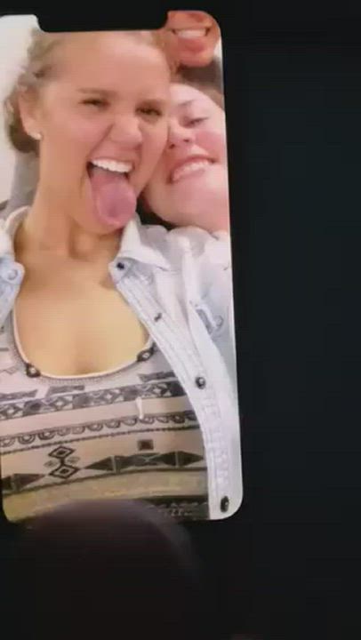 Cum Long Tongue Tribute gif