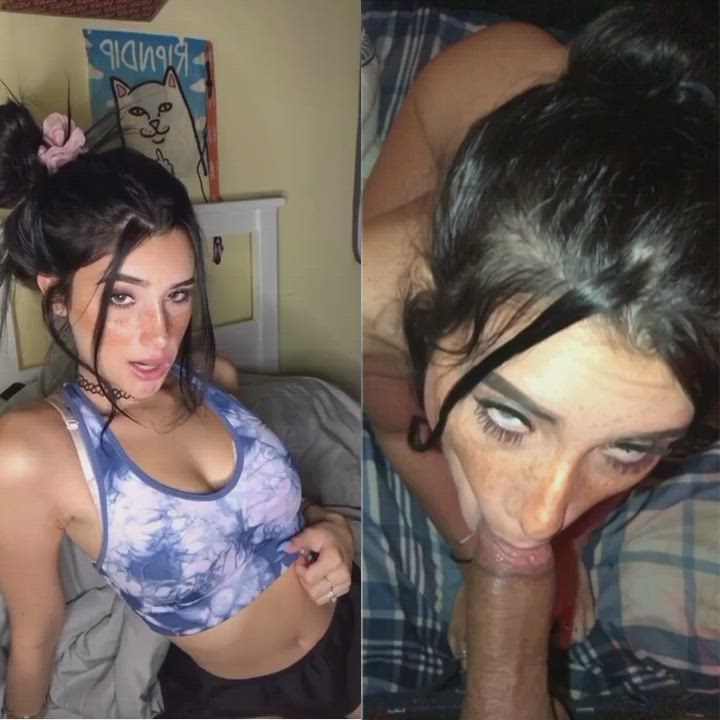 From tiktok to sucking Cock 😱