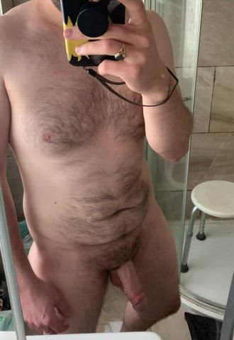 Teasing my dick in the mirror [39]