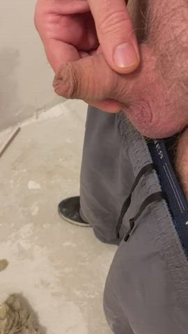 balls bareback cock exhibitionist gay masturbating nude penis solo uncut gif