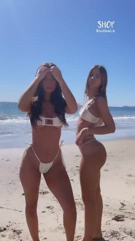 Argentinian Ass Beach Big Ass Bikini Latina Teen gif
