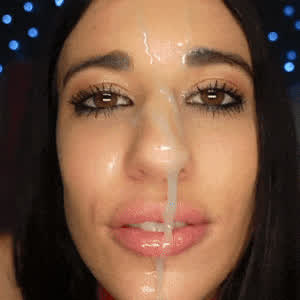 cum cumshot facial messy thick gif