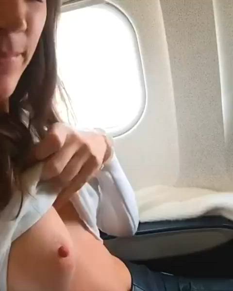 airplane cum swallow sex sneaky gif
