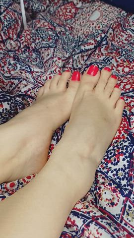 [oc] my feet craving for a real cock right now