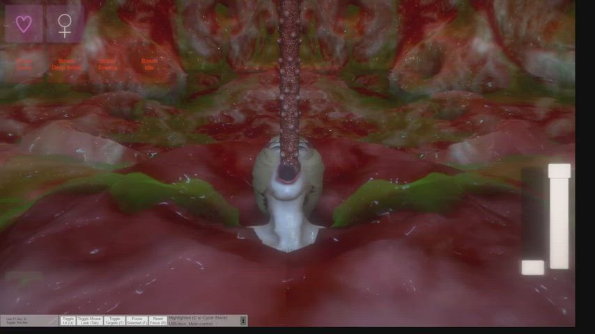 3D Female Tentacles gif