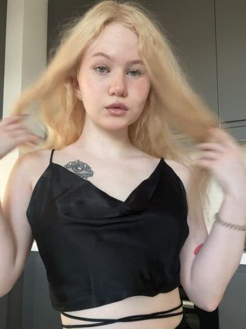 Ass Blonde Curly Hair OnlyFans Tits gif
