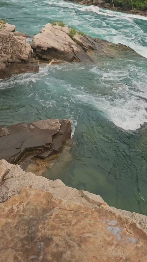 Beautiful day by the rapids to feed her vitamin D and some protein 😈 https://onlyfans.com/sugarbellz