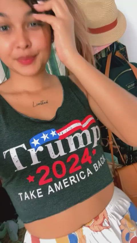 Submissive latina skank Trump Girl