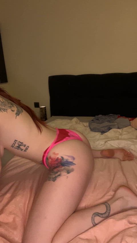 Wanna snack on this tattooed ass?