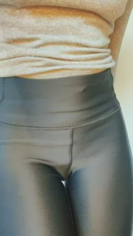 ass clothed spandex gif