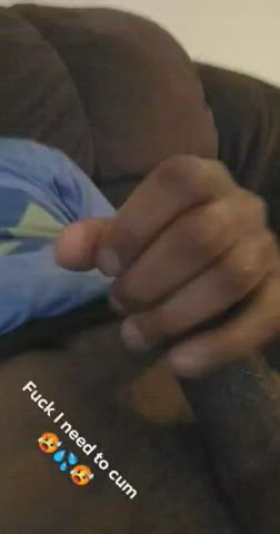 bbc big dick masturbating gif