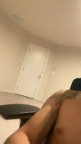 big dick masturbating solo gif