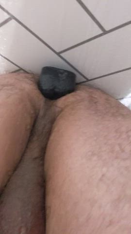 anal dildo gay hairy gif