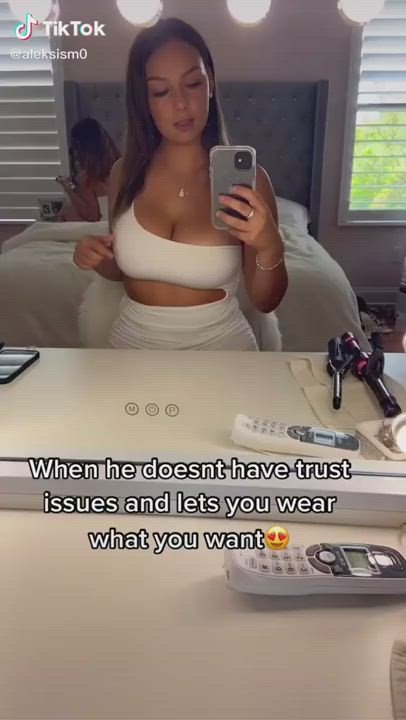 Big Tits Teen TikTok gif