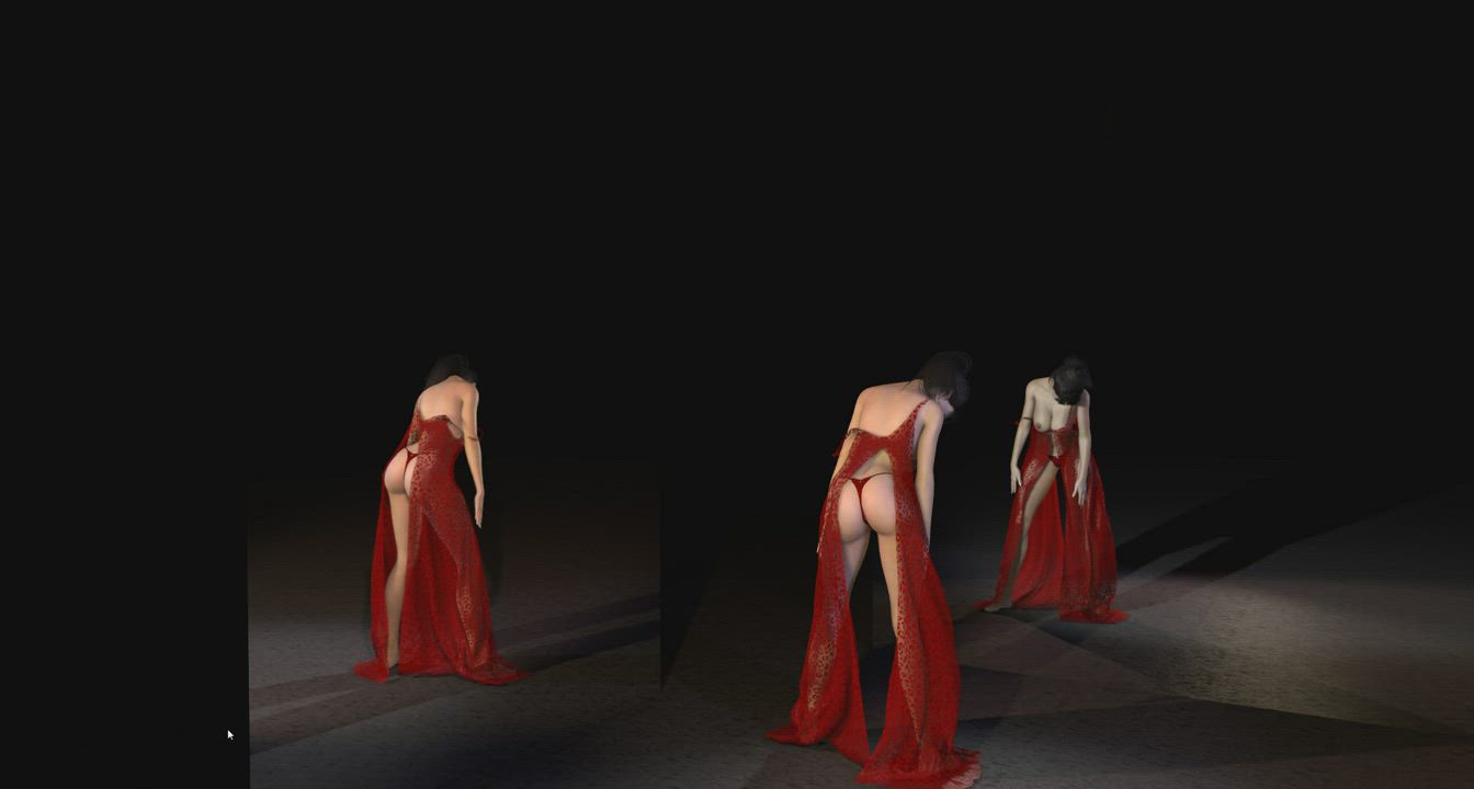 Sex Doll Striptease VR gif