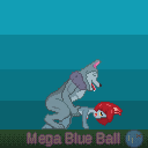 The werewolf and the weregirl couple enjoy themselves (MegaBlueBall) [Mystic Knight