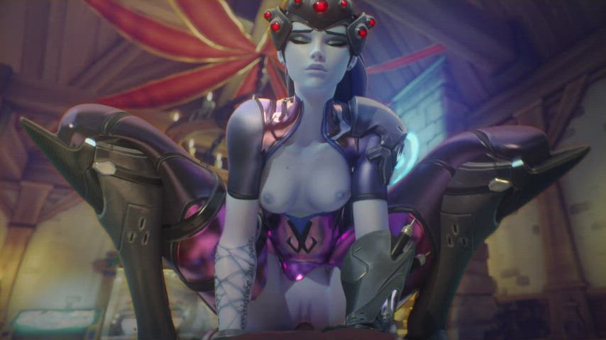 animation bbc boobs nsfw overwatch pov pussy riding rule34 sex gif