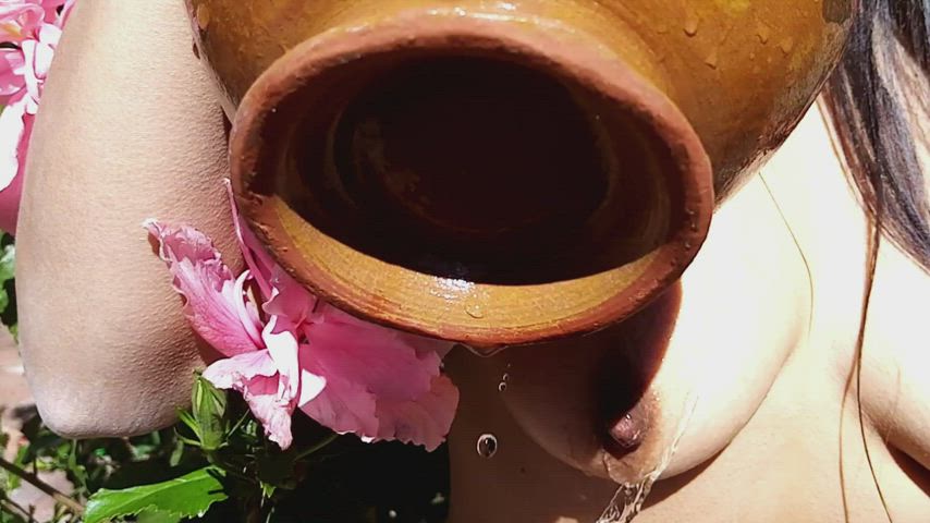 Flowers and fresh water