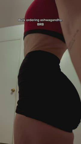 ass brunette petite gif