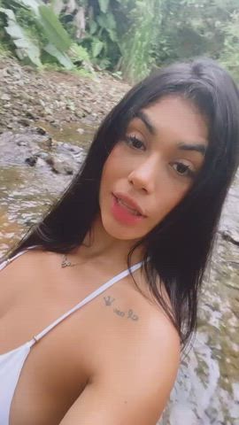 ass brunette latina tits gif