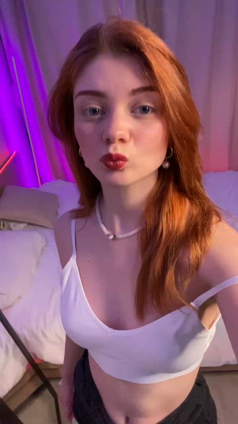 boobs cute petite redhead solo sweet tease teen tiktok tits amateur-girls legal-teens