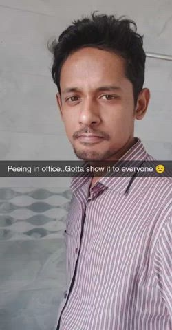 flashing office peeing gif