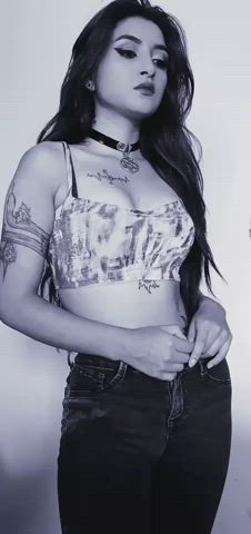 amateur ass chaturbate model stripchat tattoo tits gif