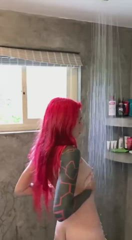 Ass Redhead Shower Small Tits Tattoo gif