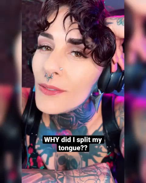 blowjob deepthroat tattoo tongue fetish tattooed tongue gif